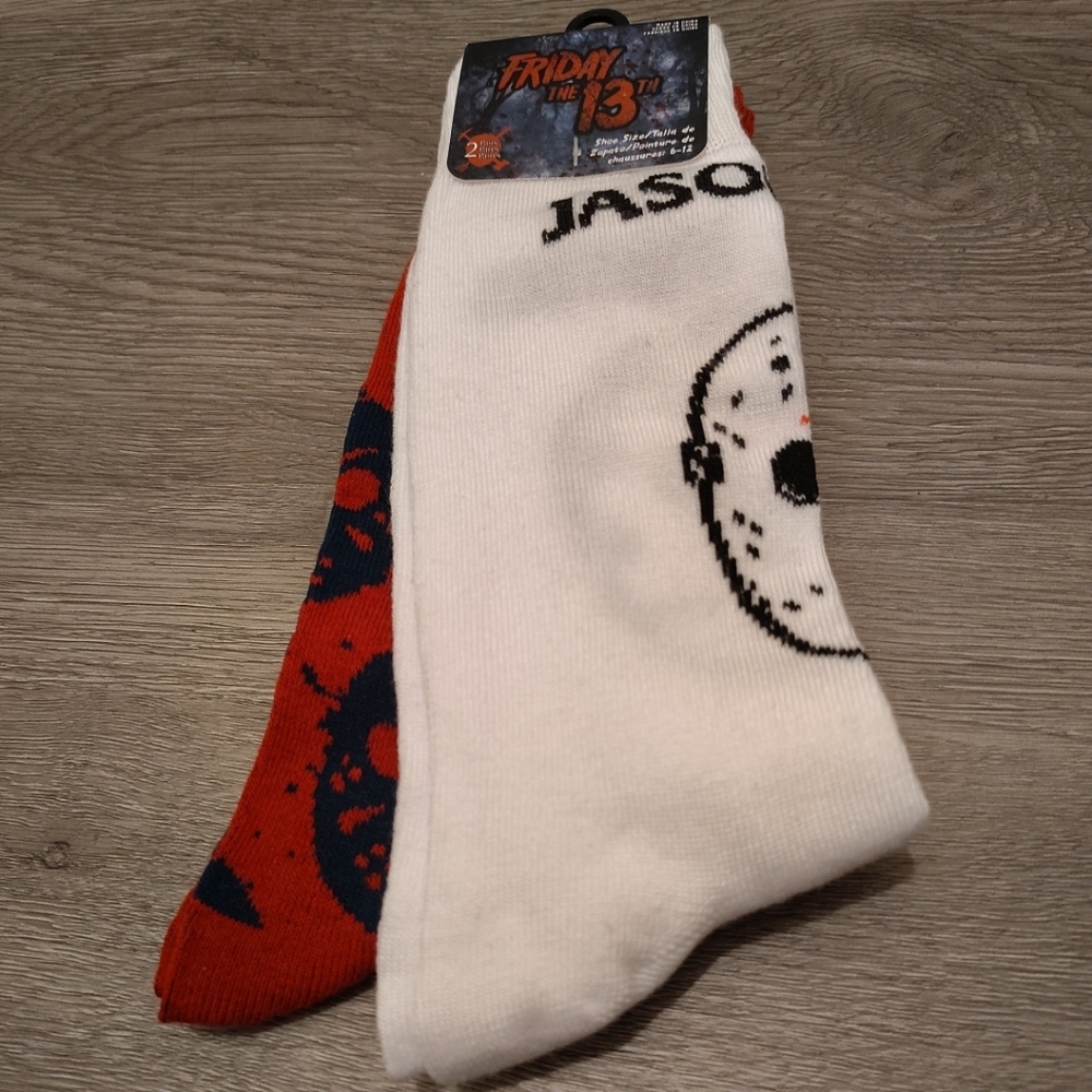 Friday The 13th Jason Men's Socks - 2 Pairs
